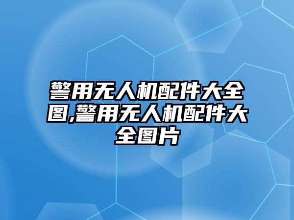 警用無(wú)人機(jī)配件大全圖,警用無(wú)人機(jī)配件大全圖片