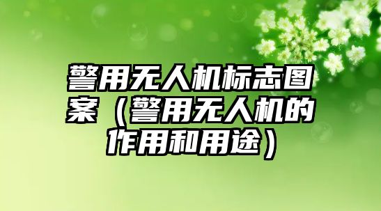 警用無人機標志圖案（警用無人機的作用和用途）