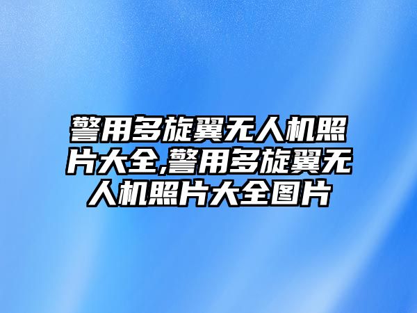 警用多旋翼無人機照片大全,警用多旋翼無人機照片大全圖片