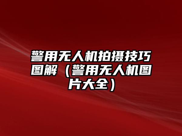 警用無人機(jī)拍攝技巧圖解（警用無人機(jī)圖片大全）