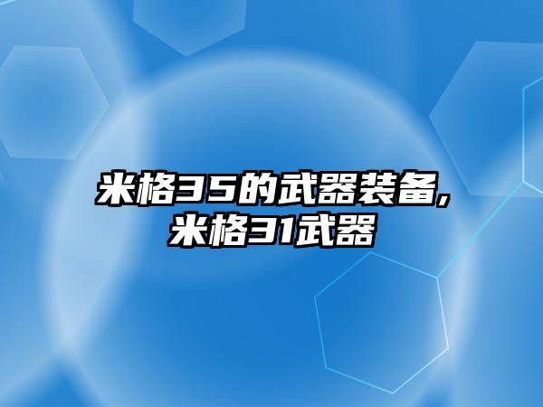 米格35的武器裝備,米格31武器