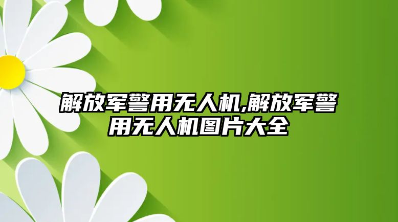 解放軍警用無人機,解放軍警用無人機圖片大全