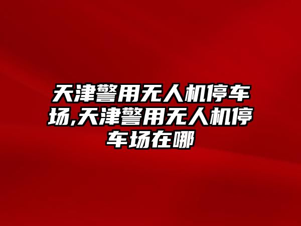 天津警用無人機停車場,天津警用無人機停車場在哪