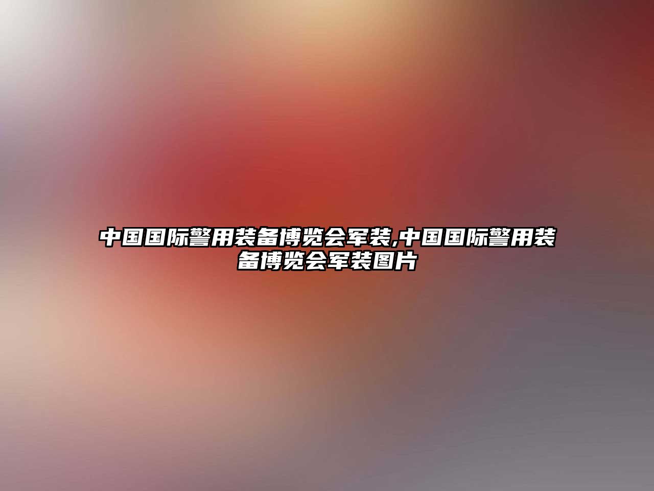 中國國際警用裝備博覽會軍裝,中國國際警用裝備博覽會軍裝圖片