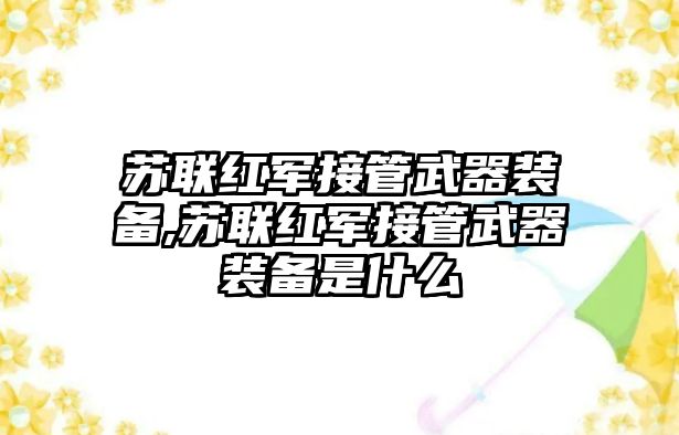 蘇聯(lián)紅軍接管武器裝備,蘇聯(lián)紅軍接管武器裝備是什么