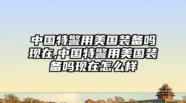 中國(guó)特警用美國(guó)裝備嗎現(xiàn)在,中國(guó)特警用美國(guó)裝備嗎現(xiàn)在怎么樣