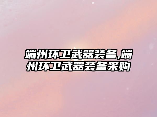 端州環衛武器裝備,端州環衛武器裝備采購