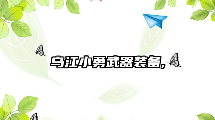 烏江小勇武器裝備,