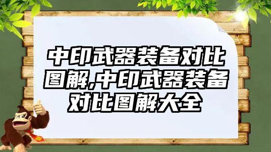 中印武器裝備對比圖解,中印武器裝備對比圖解大全