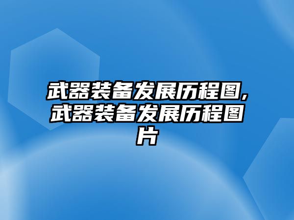 武器裝備發展歷程圖,武器裝備發展歷程圖片