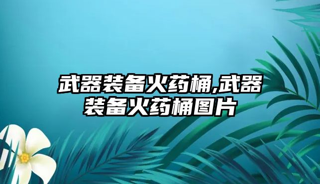 武器裝備火藥桶,武器裝備火藥桶圖片